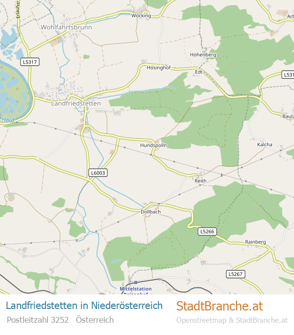 Landfriedstetten Stadtplan Niederösterreich