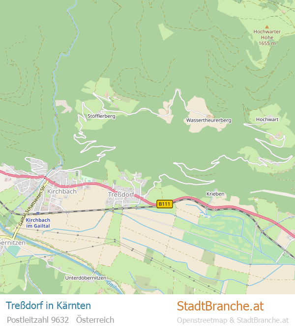Treßdorf Stadtplan Kärnten