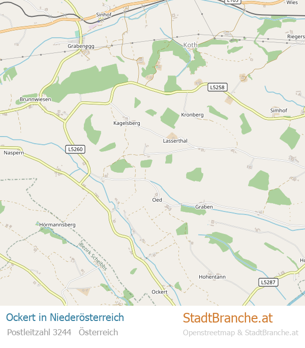 Ockert Stadtplan Niederösterreich