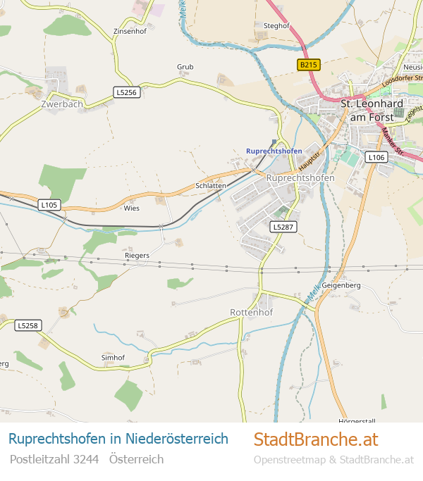 Ruprechtshofen Stadtplan Niederösterreich