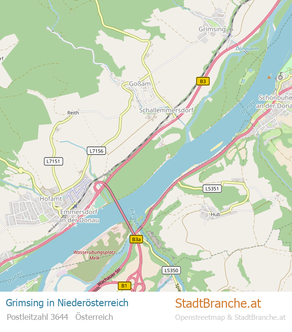 Grimsing Karte Grimsing Stadtplan Niederösterreich