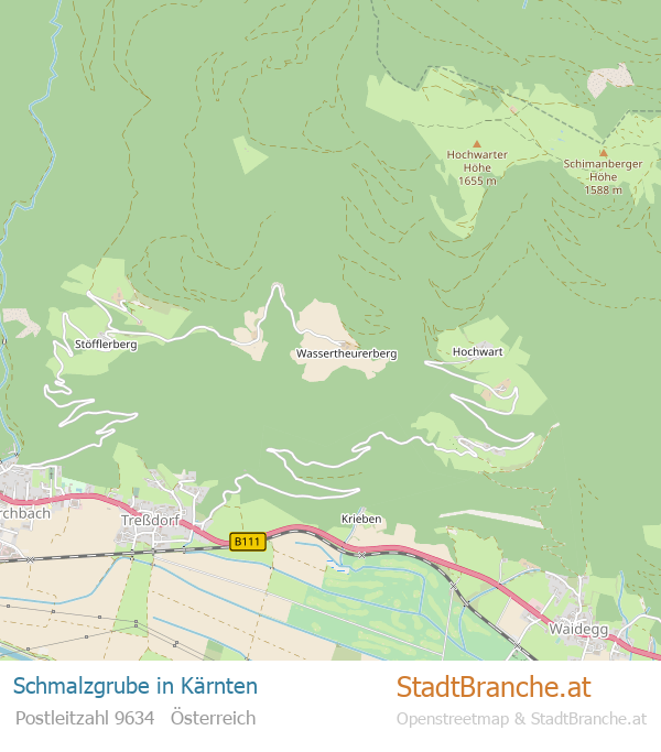 Schmalzgrube Stadtplan Kärnten