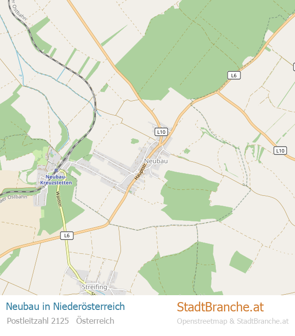 Neubau Stadtplan Niederösterreich