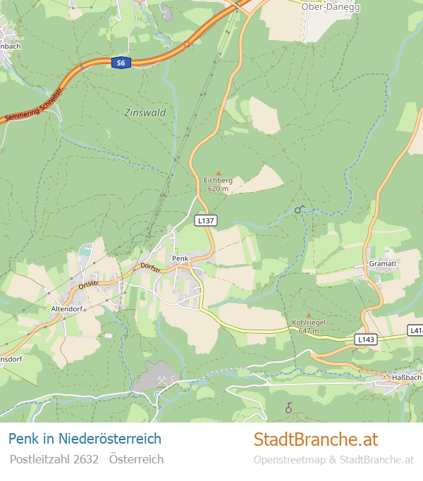 Penk Stadtplan Niederösterreich