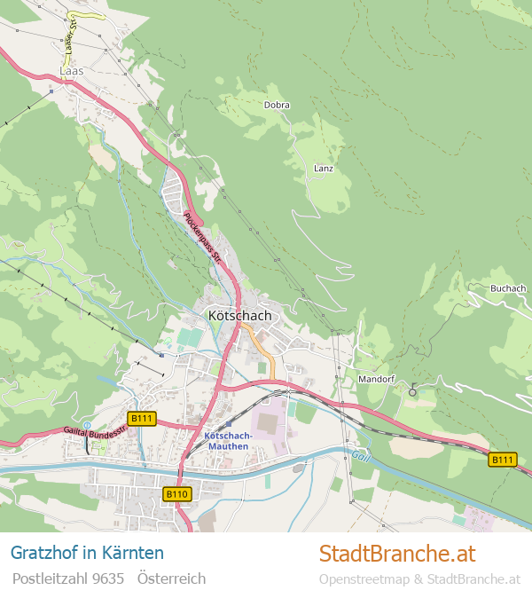 Gratzhof Karte Gratzhof Stadtplan Kärnten