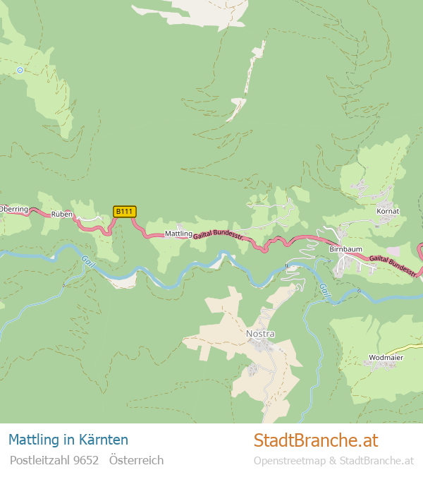 Mattling Stadtplan Kärnten
