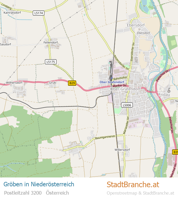 Gröben Karte Gröben Stadtplan Niederösterreich