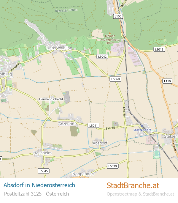 Absdorf Stadtplan Niederösterreich
