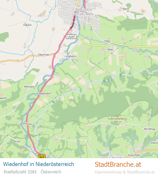 Wiedenhof Stadtplan Niederösterreich