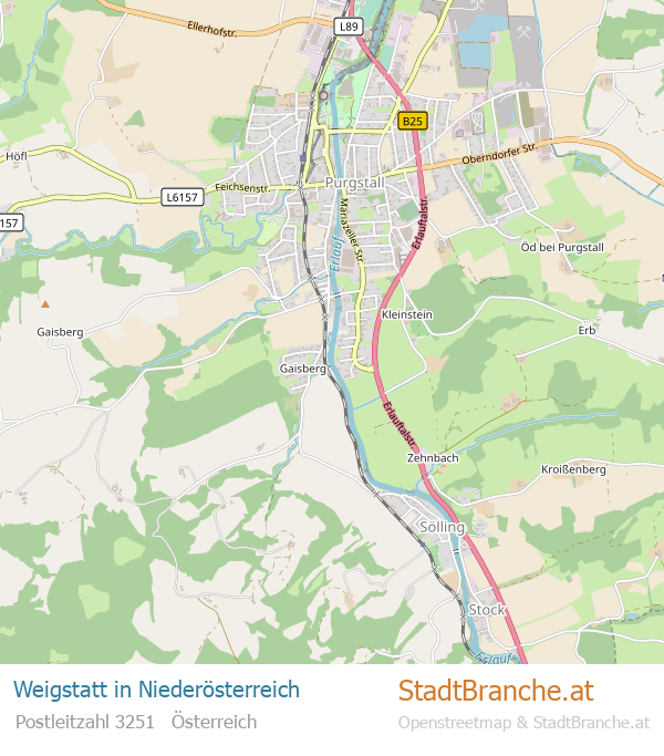 Weigstatt Karte Weigstatt Stadtplan Niederösterreich