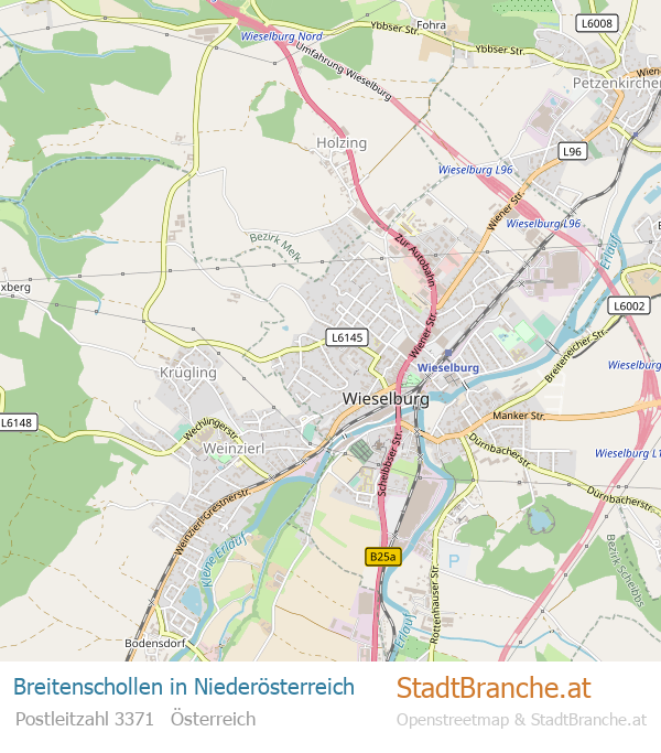 Breitenschollen Karte Breitenschollen Stadtplan Niederösterreich