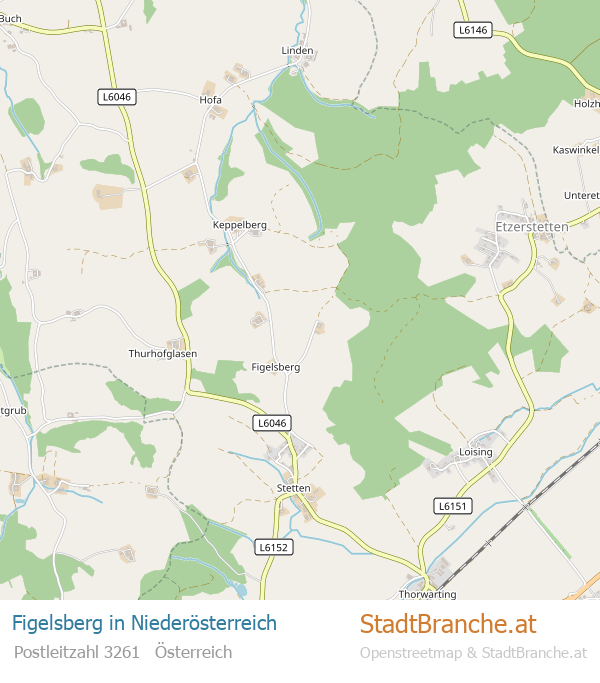 Figelsberg Karte Figelsberg Stadtplan Niederösterreich
