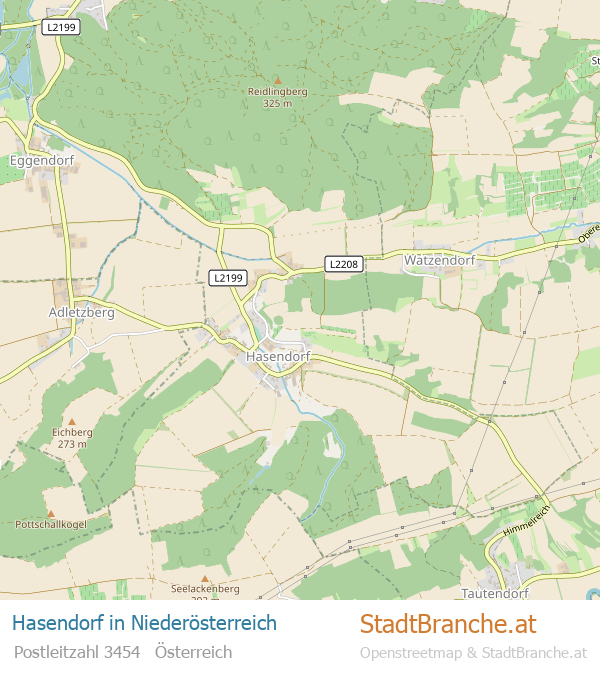 Hasendorf Stadtplan Niederösterreich