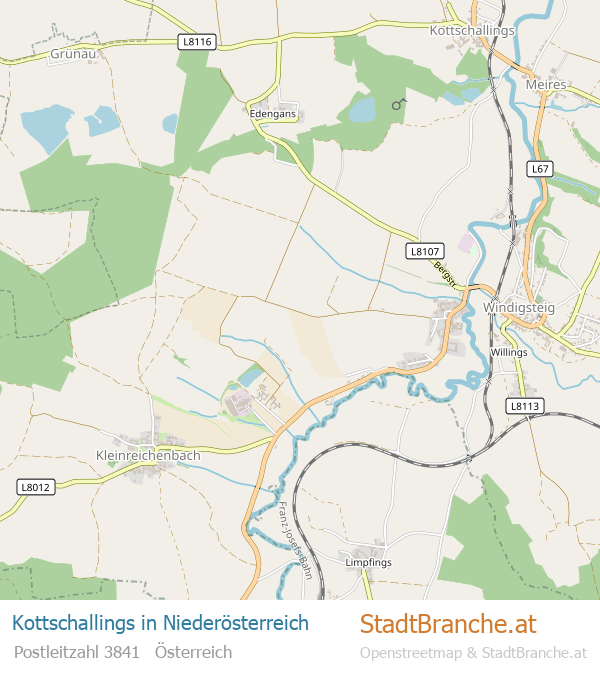 Kottschallings Karte Kottschallings Stadtplan Niederösterreich