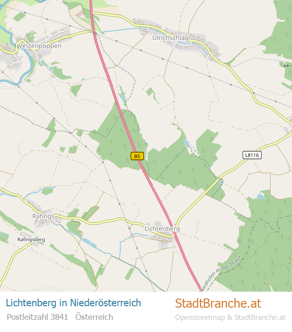 Lichtenberg Karte Lichtenberg Stadtplan Niederösterreich