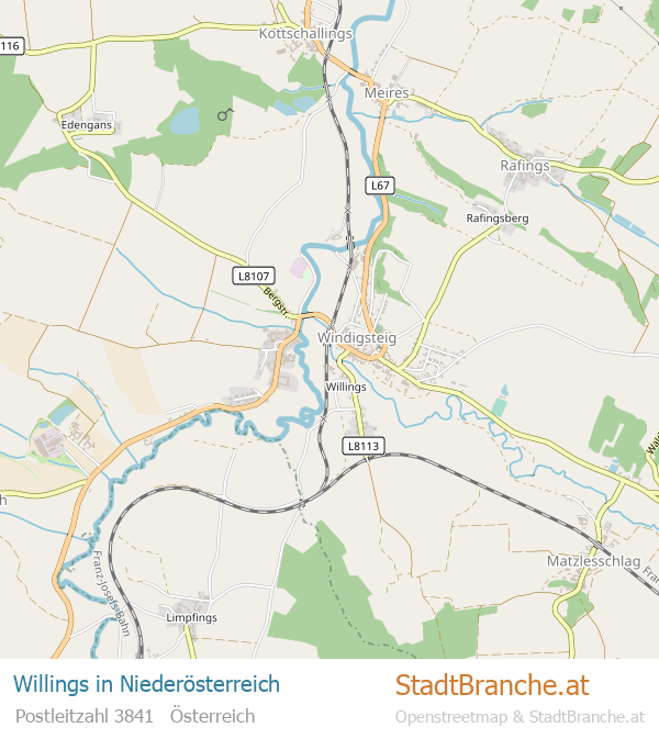 Willings Karte Willings Stadtplan Niederösterreich