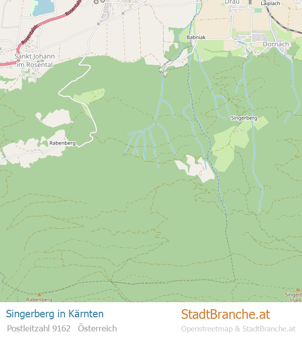 Singerberg Stadtplan Kärnten