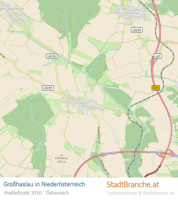 Großhaslau Karte Großhaslau Stadtplan Niederösterreich