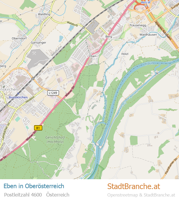 Eben Karte Eben Stadtplan Oberösterreich