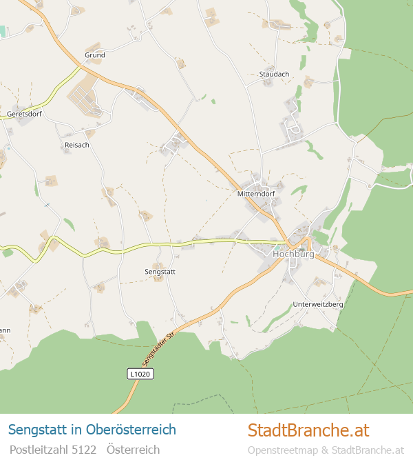 Sengstatt Karte Sengstatt Stadtplan Oberösterreich