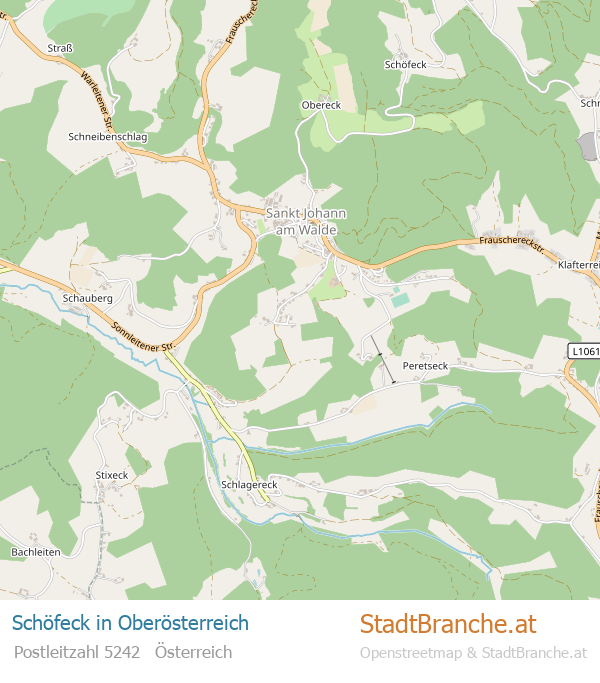 Schöfeck Stadtplan Oberösterreich