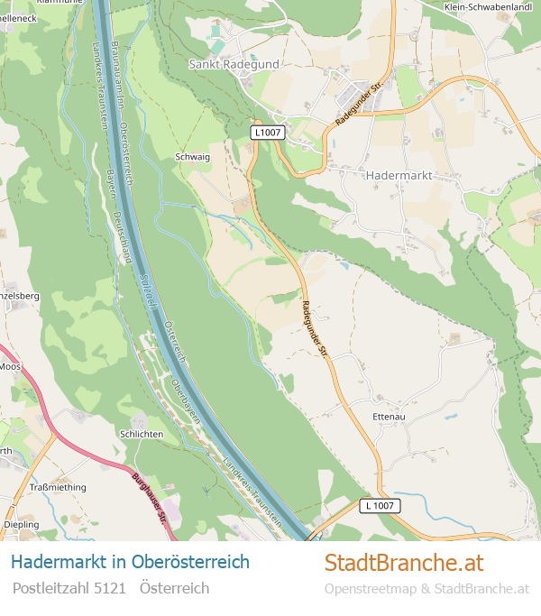 Hadermarkt Stadtplan Oberösterreich