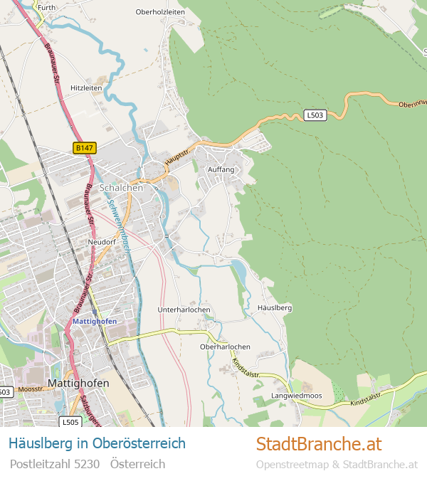 Häuslberg Stadtplan Oberösterreich