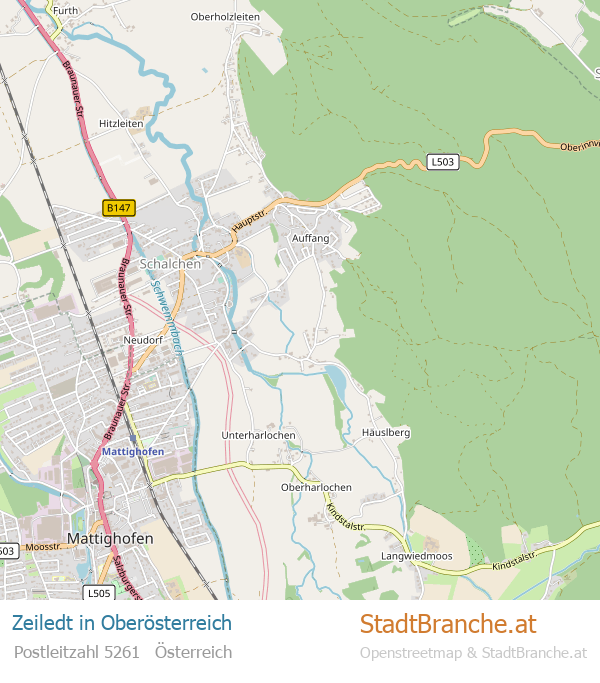 Zeiledt Stadtplan Oberösterreich
