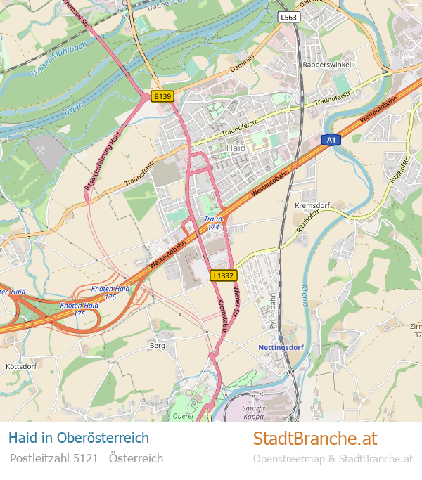 Haid Stadtplan Oberösterreich