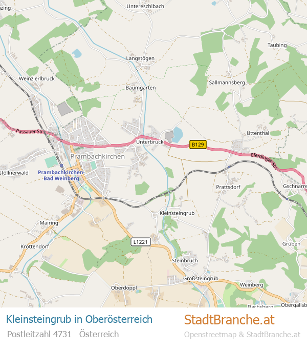 Kleinsteingrub Stadtplan Oberösterreich