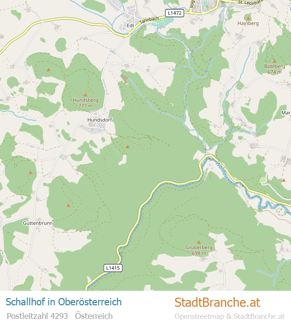 Schallhof Stadtplan Oberösterreich