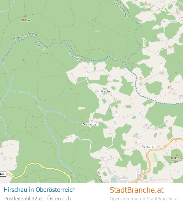 Hirschau Karte Hirschau Stadtplan Oberösterreich