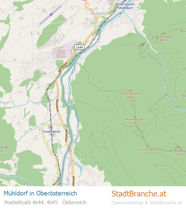 Mühldorf Karte Mühldorf Stadtplan Oberösterreich
