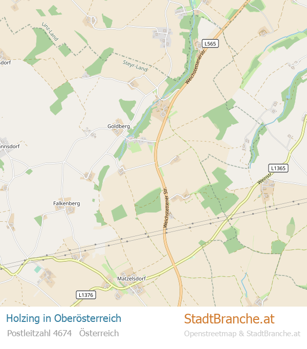 Holzing Karte Holzing Stadtplan Oberösterreich