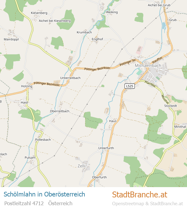 Schölmlahn Karte Schölmlahn Stadtplan Oberösterreich