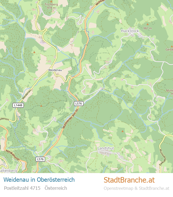 Weidenau Stadtplan Oberösterreich