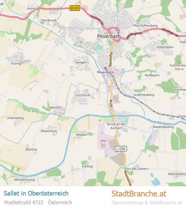 Sallet Stadtplan Oberösterreich