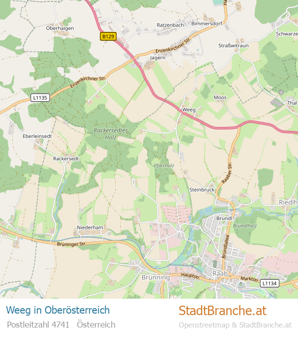 Weeg Karte Weeg Stadtplan Oberösterreich
