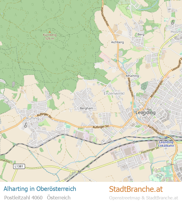 Alharting Stadtplan Oberösterreich